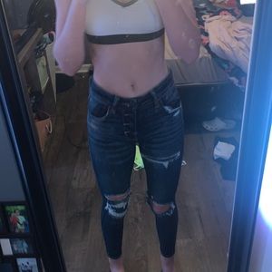 american eagle next level stretch high rise jeans